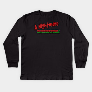 A Nightmare on Richmond St 2: Freddy Peterson's Revenge Kids Long Sleeve T-Shirt